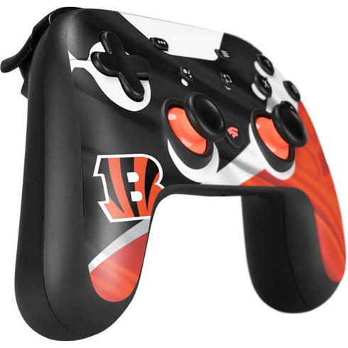 NFL Cincinnati Bengals Google Stadia Controller Skin